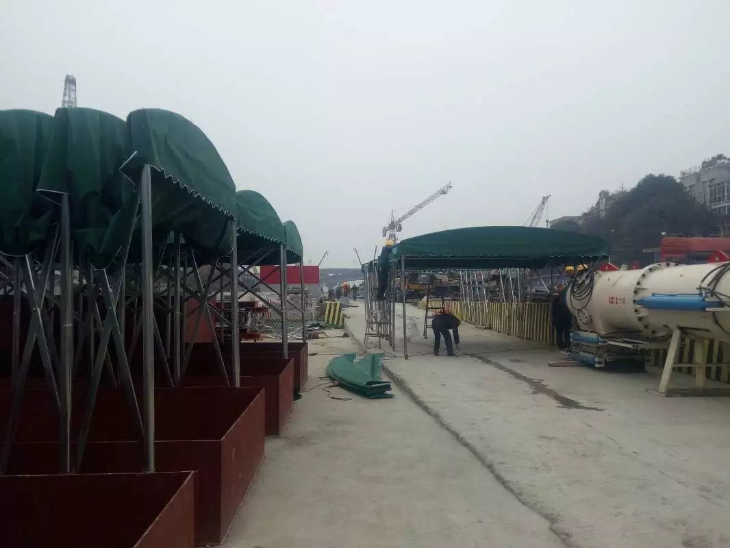 中鐵二十一局工地移動(dòng)施工棚
